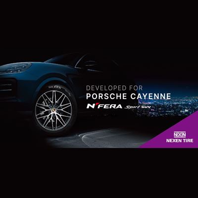 image NEXEN TIRE premium tires selected for the all new third generation Porsche Cayenne