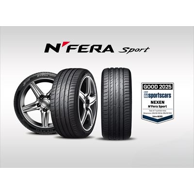 NEXEN TIRE N Fera Sport Earns Good Rating in AUTO BILD sportscars Summer Tire Test 2025