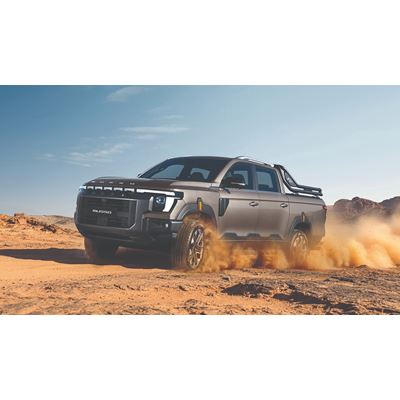 KGM s original pickup truck Musso fitted with OE tires supplied by NEXEN TIRE