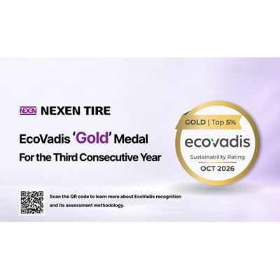 Photo NEXEN TIRE Earns EcoVadis Gold Rating 2026