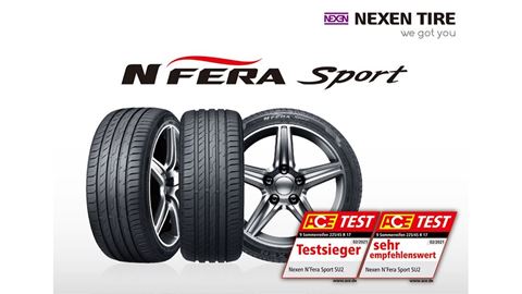 Nexen Tire ranks first in ACE Lenkrad summer tire test 2021