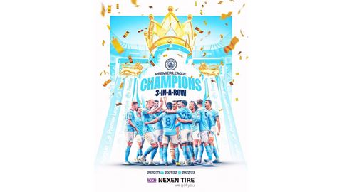 NEXEN TIRE s long time partner Manchester City crowned 2022 23 Premier League Champions