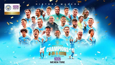 NEXEN TIRE s official partner of Manchester City crowned 202324 Premier League Champions