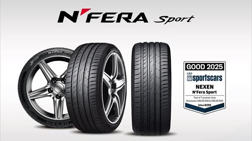 NEXEN TIRE N Fera Sport Earns Good Rating in AUTO BILD sportscars Summer Tire Test 2025