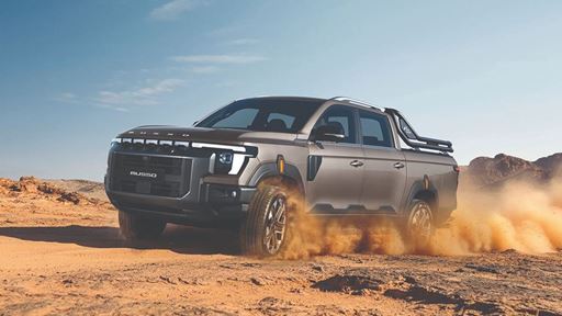 KGM s original pickup truck Musso fitted with OE tires supplied by NEXEN TIRE