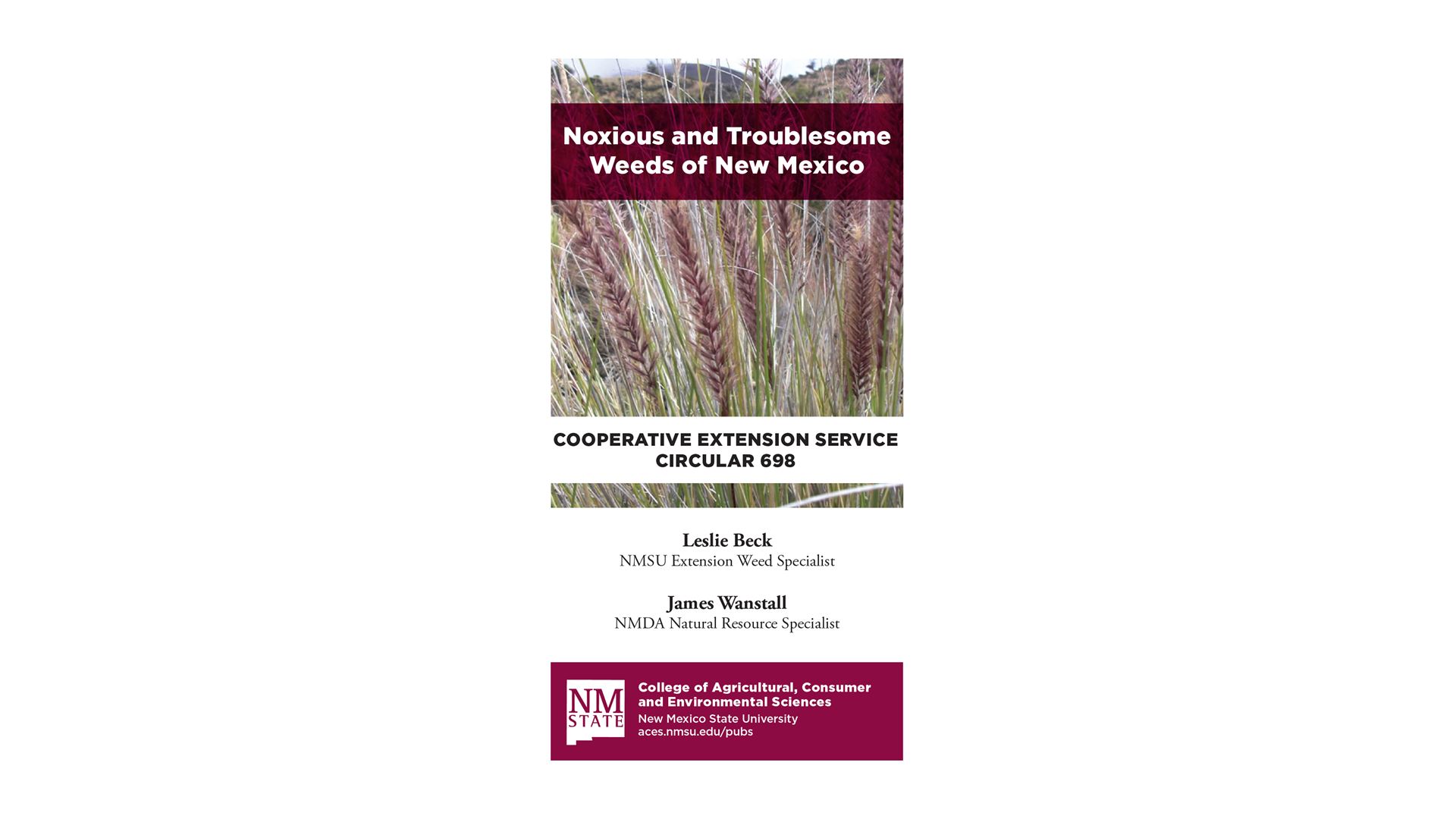 Third edition of NMSU’s Extension troublesome weeds publication now available