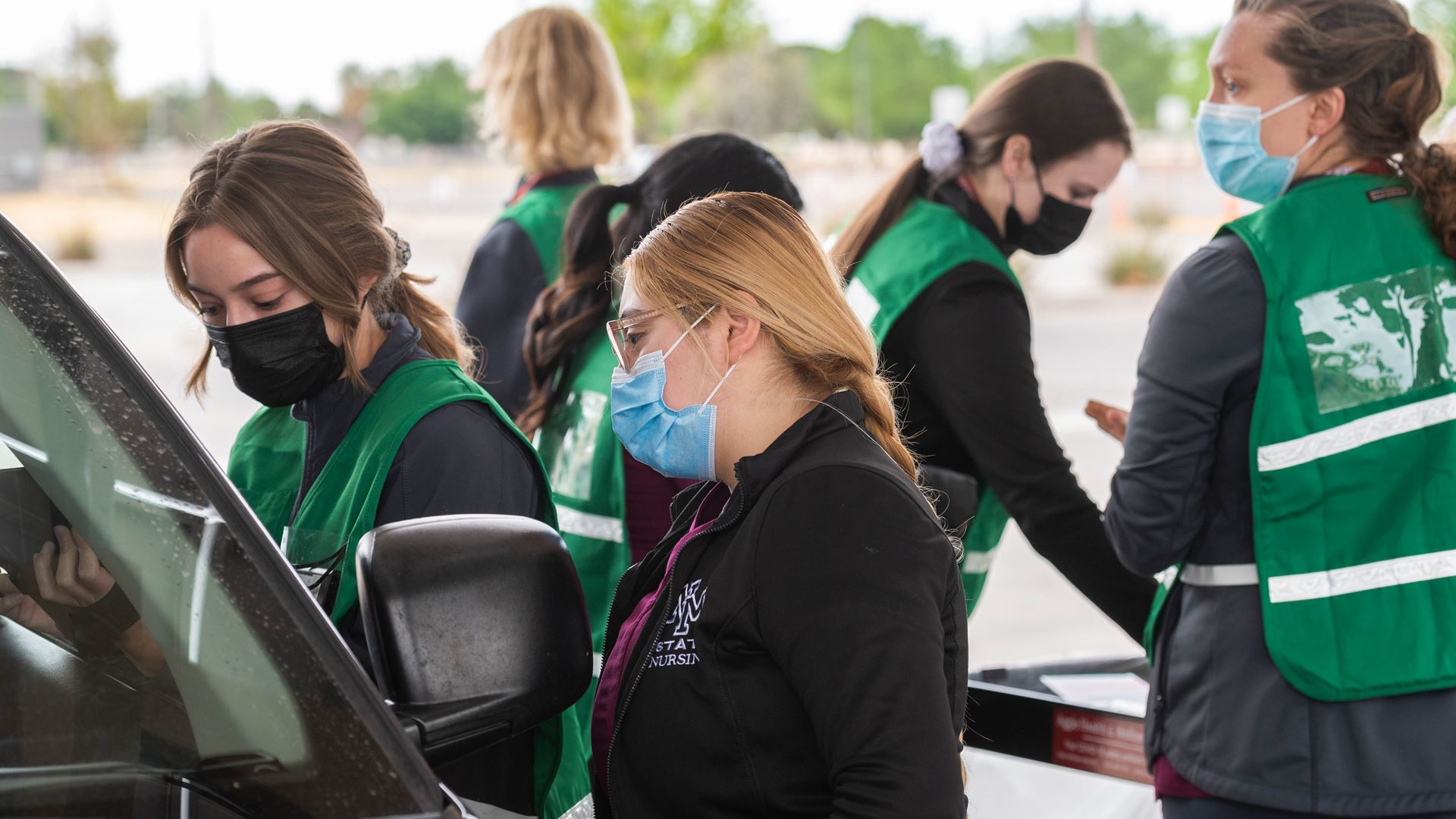 NMSU nursing students surpass 1,000 hours volunteering at campus vaccine clinics