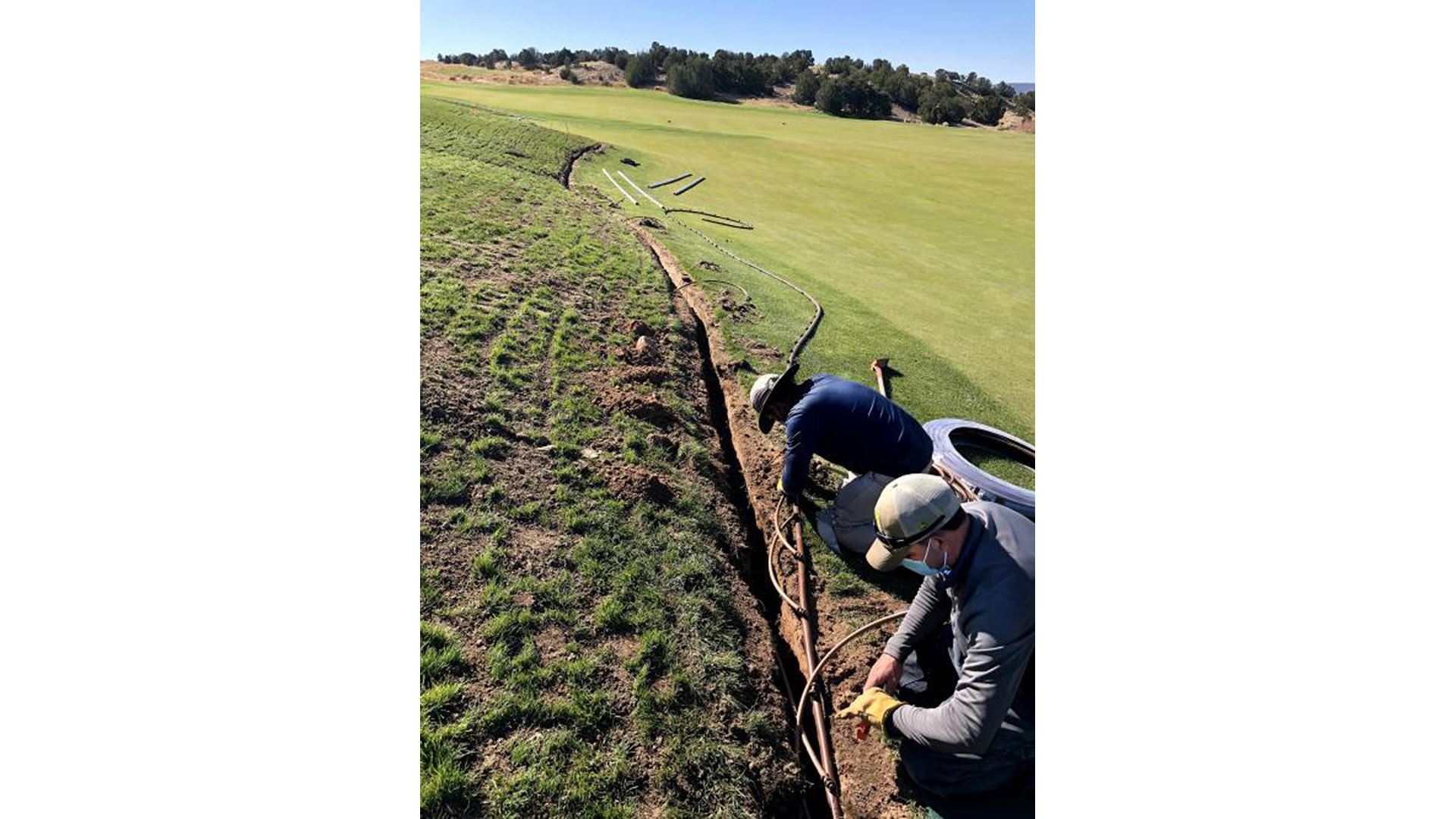 NMSU Extension turf specialist helps golf course expand subsurface irrigation