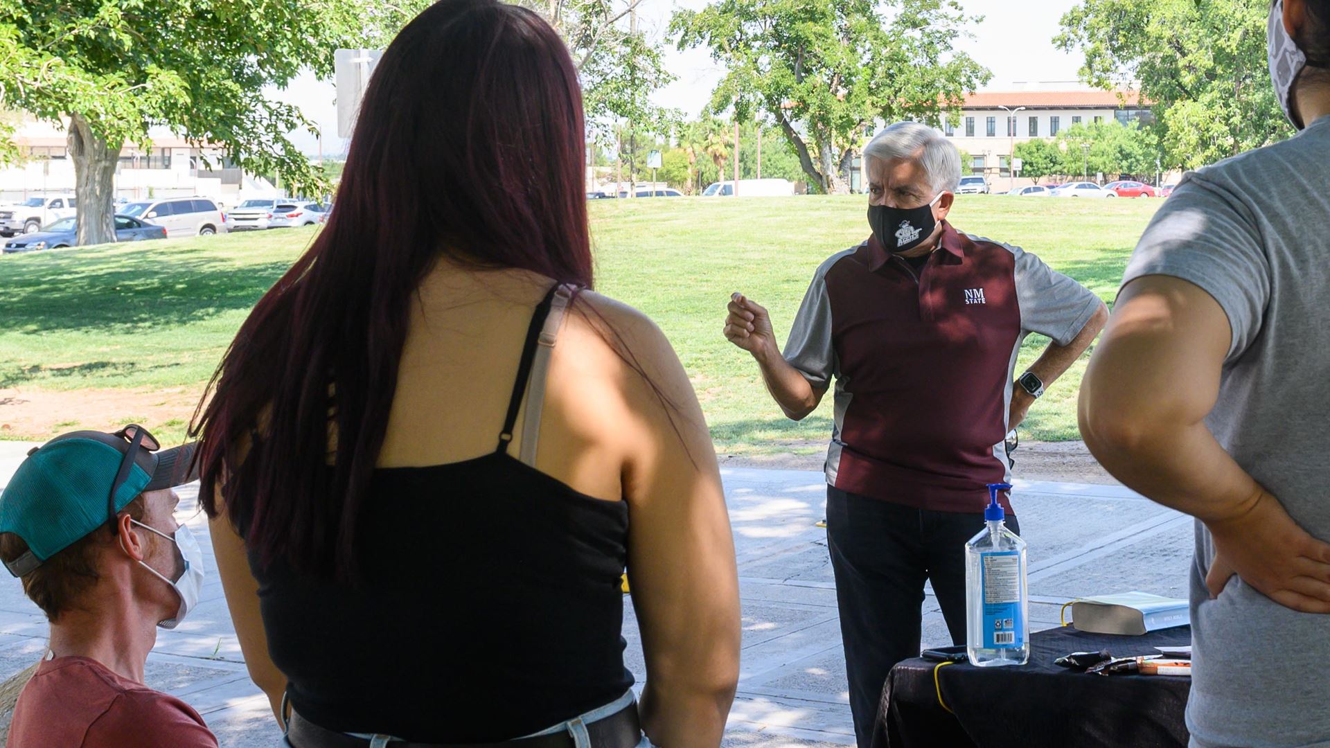 NMSU students back on campus for first time since March