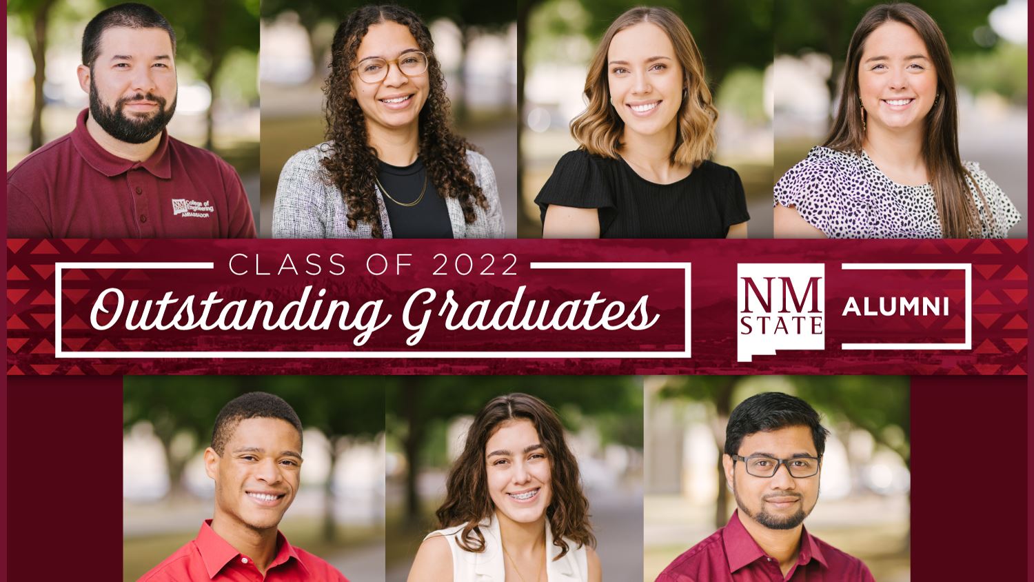 Seven NMSU students honored with prestigious Outstanding Graduate Award