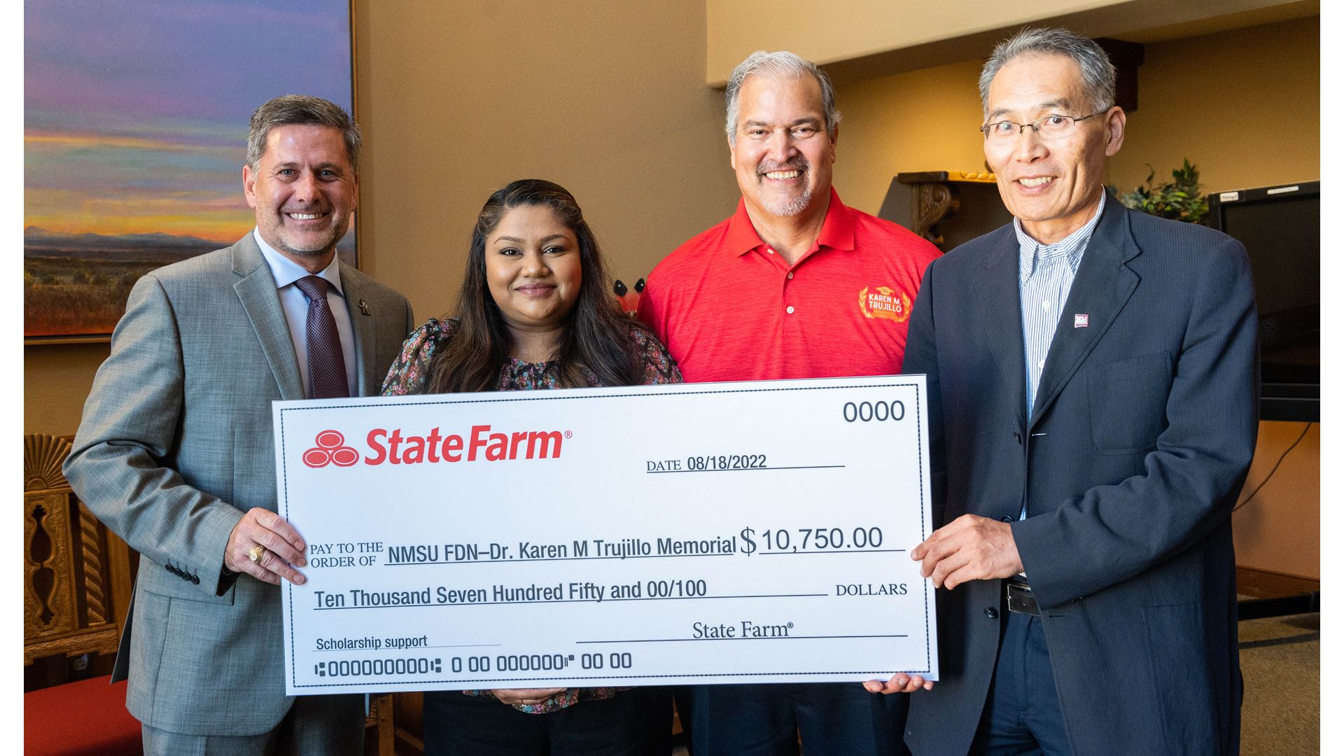 Karen Trujillo scholarship fund names first recipient, receives boost from State Farm