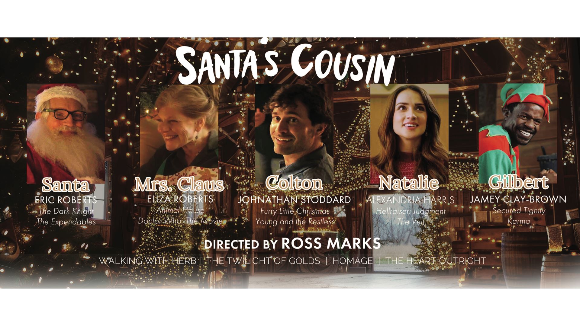 Santa s Cousin stars available for red carpet interviews before film premier Dec 4