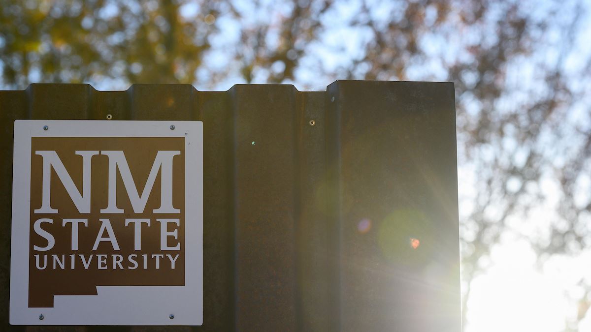 NMSU campus signage
