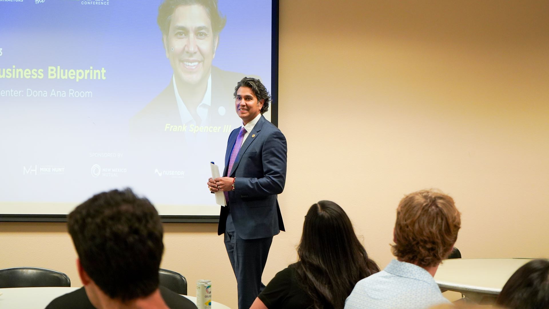 Photo of Frank Spenser III at NMSU Bold Idea Conference