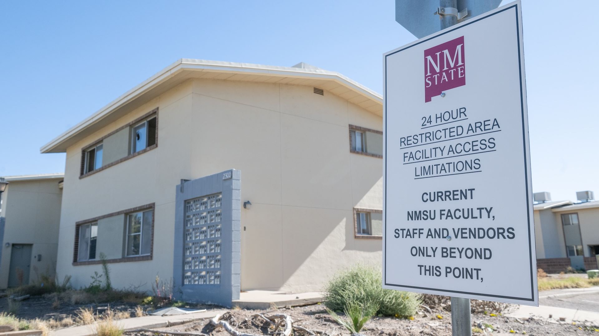 Photo of Cole Village site building