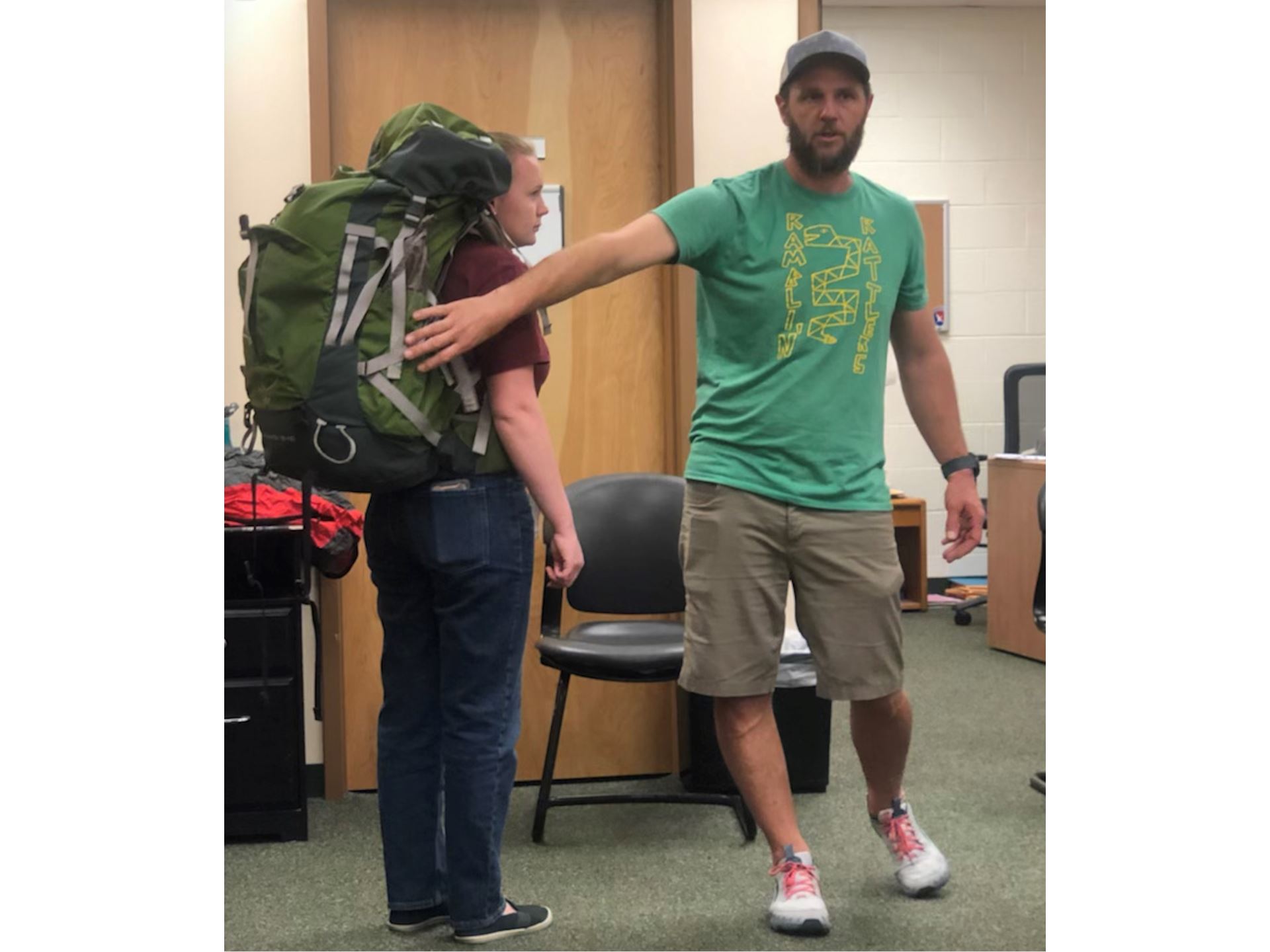 Gila Film students backpack training