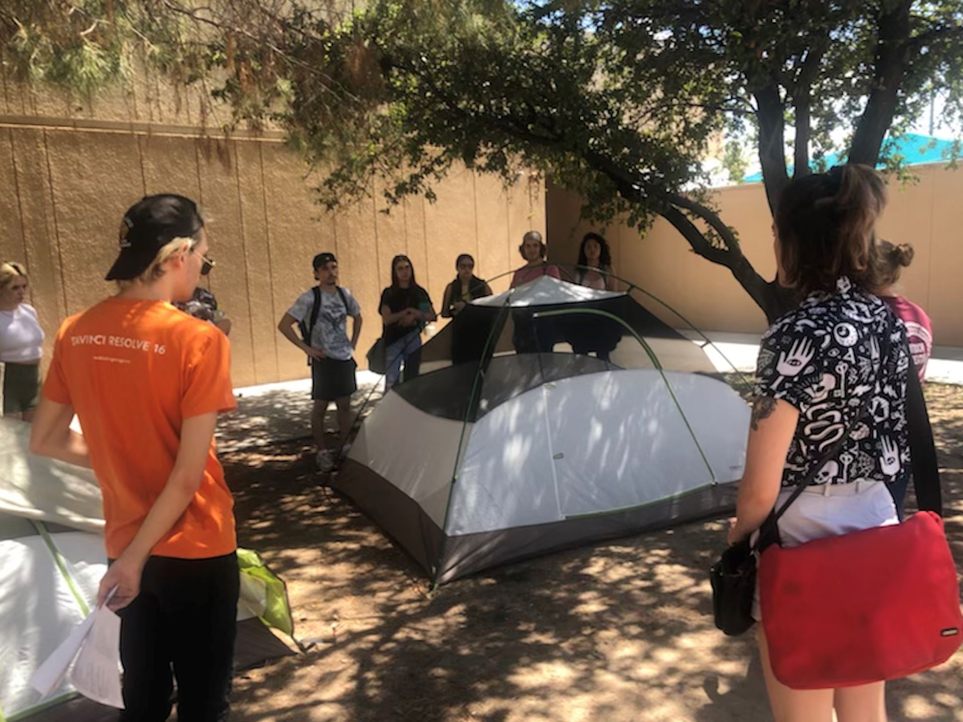 Gila Film School tent training