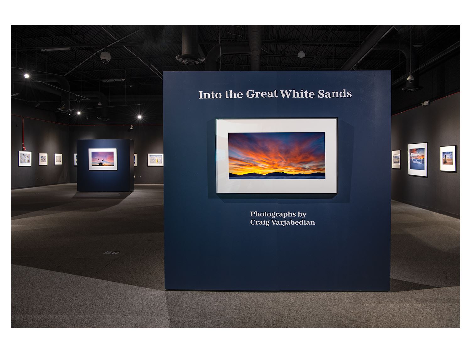 Photo of Into the Great White Sands Photographs by Craig Varjabedian exhibition tour