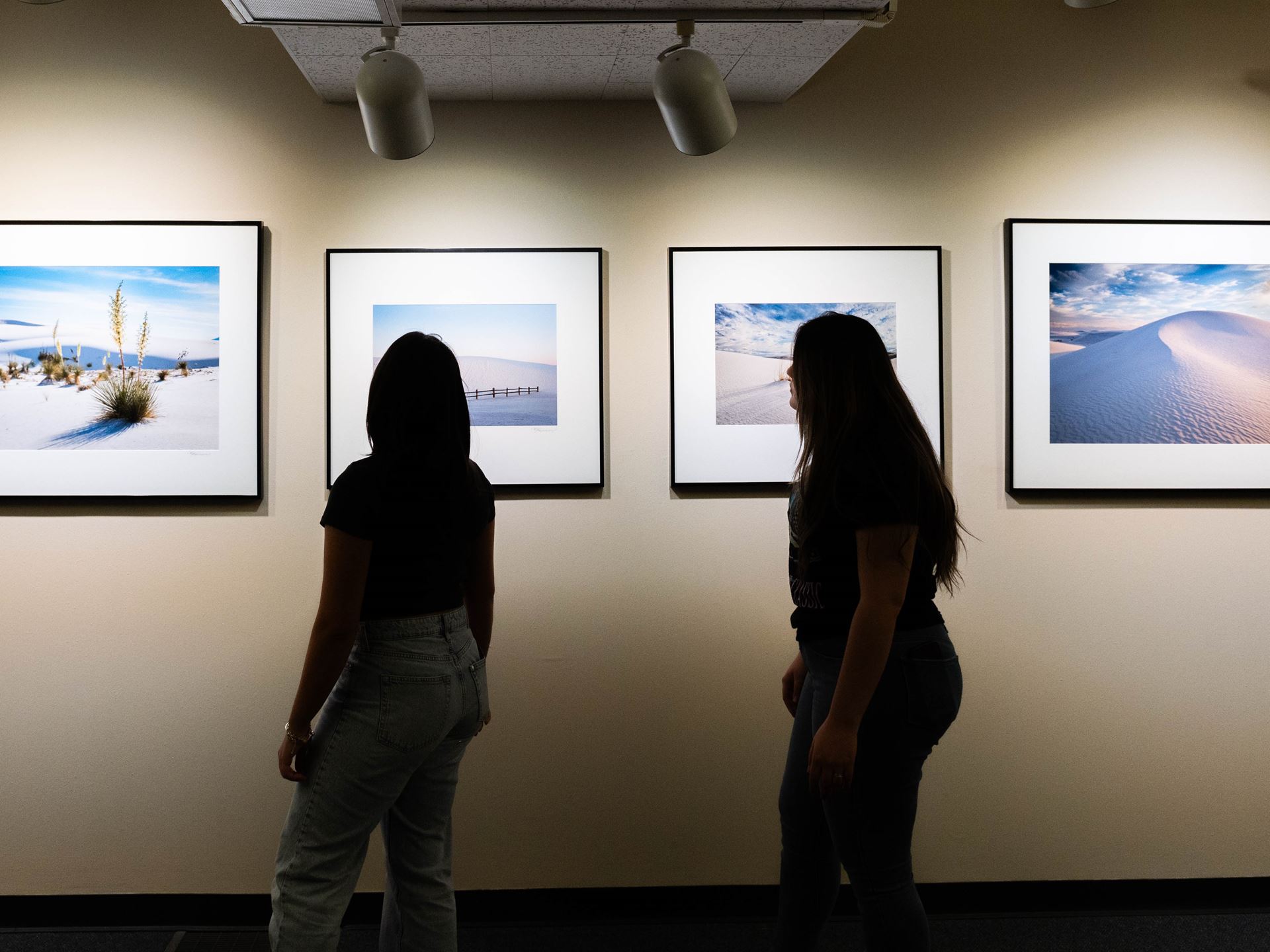 Photo of Into the Great White Sands at NMSU Branson Library exhibit