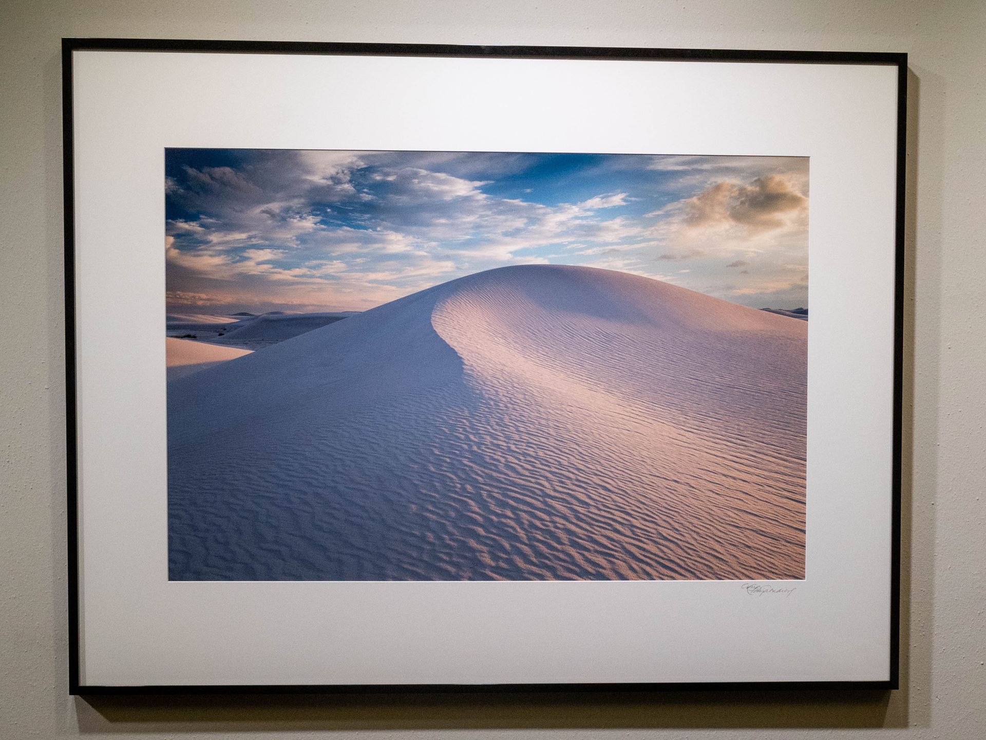 Photo of Into the Great White Sands at NMSU Branson Library exhibit