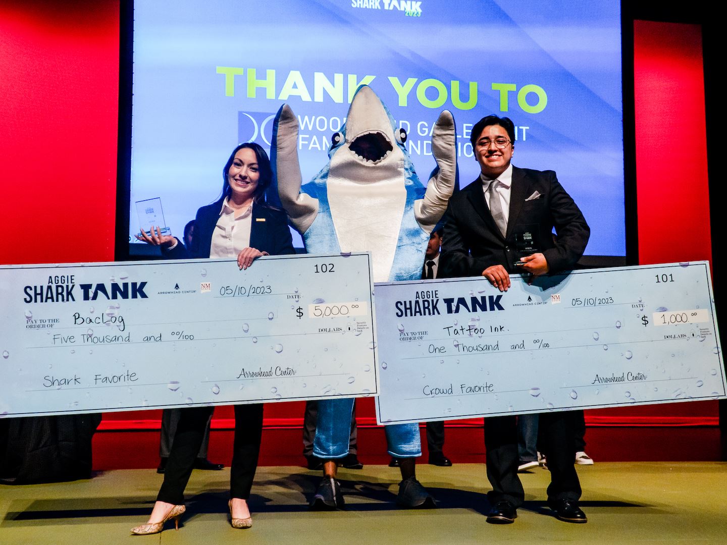 Photo of Aggie Shark Tank winners 2023