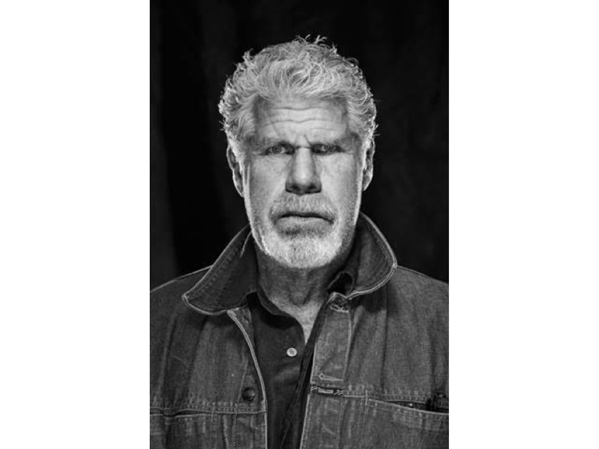 Black and white photo of a man