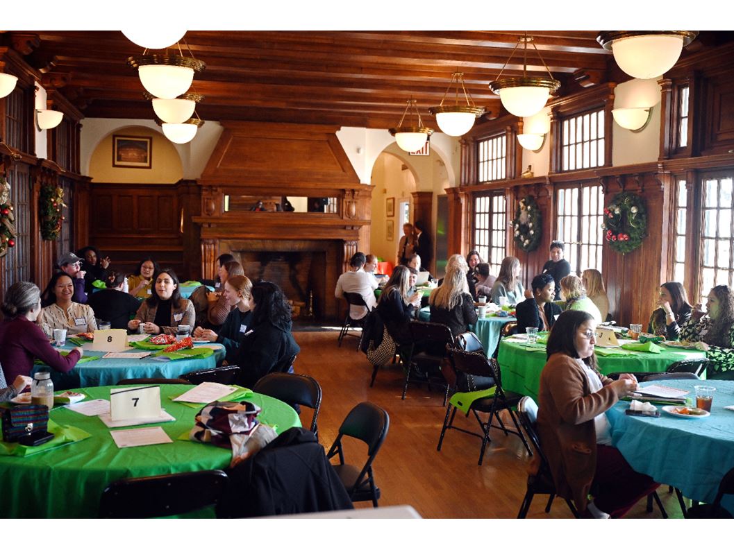 People sitting at tables