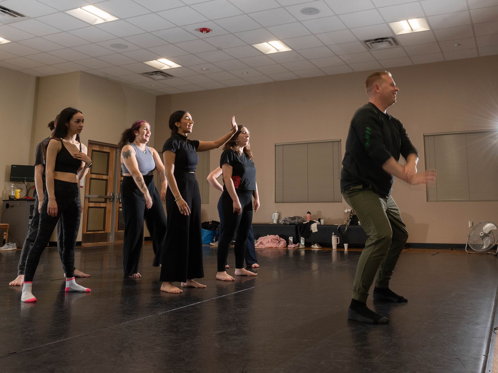 NMSU Dance rehearsal 2024