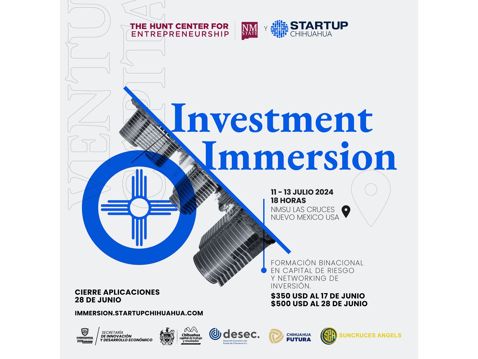 Investment Immersion flyer 2024