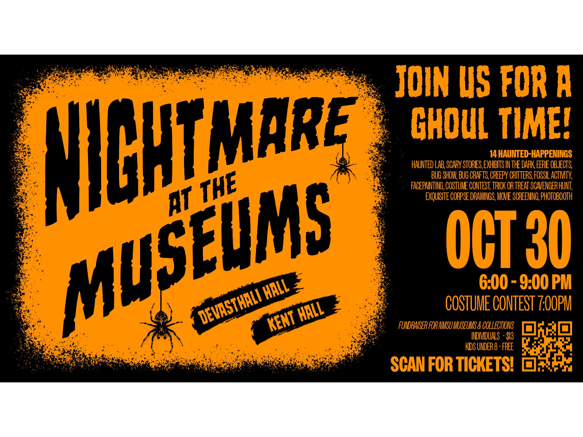 NMSU museums and collections to host Nightmare at the Museums fundraising event Oct 30