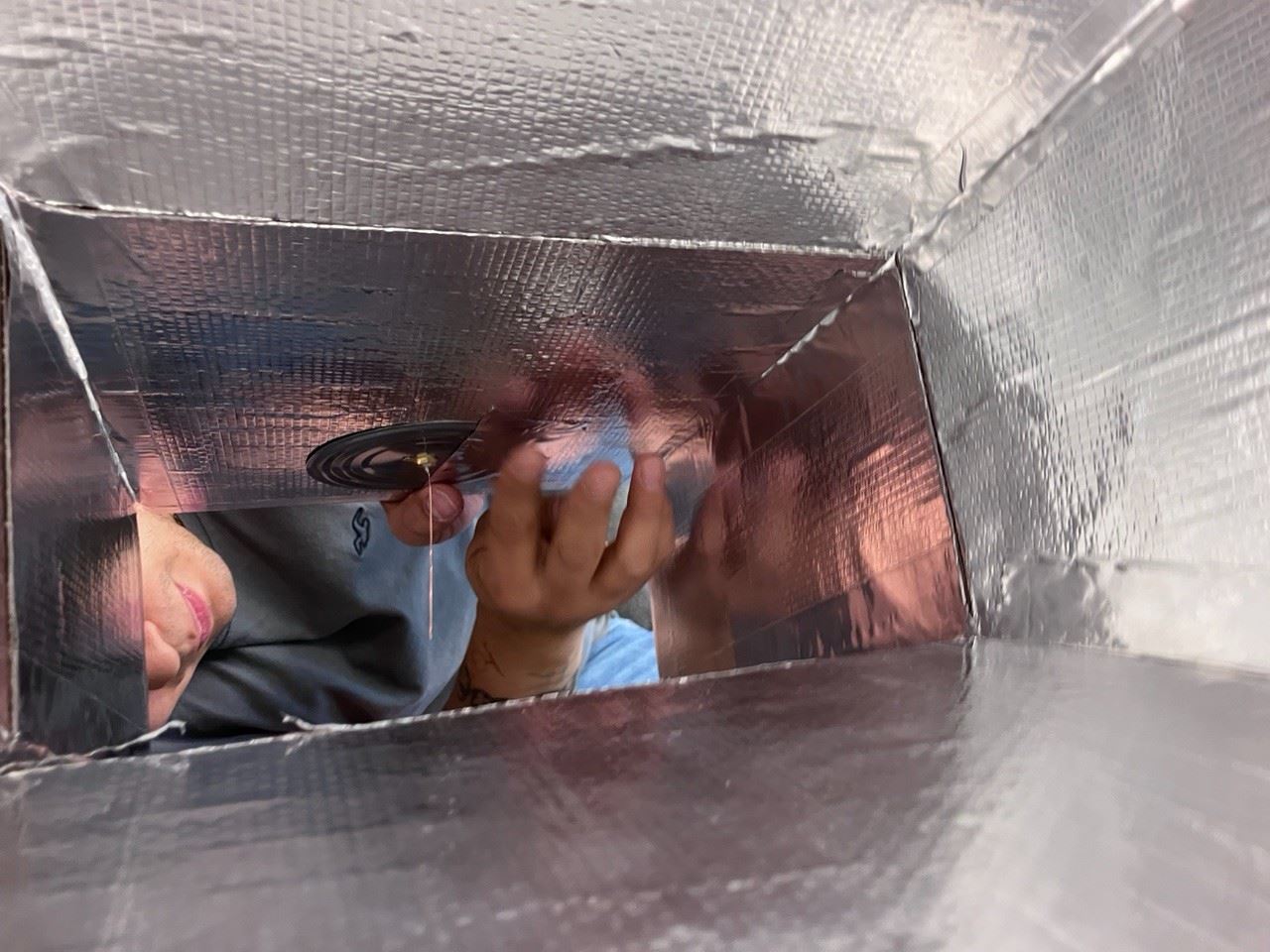 NMSU student s cardboard creation detects rotation of galaxy