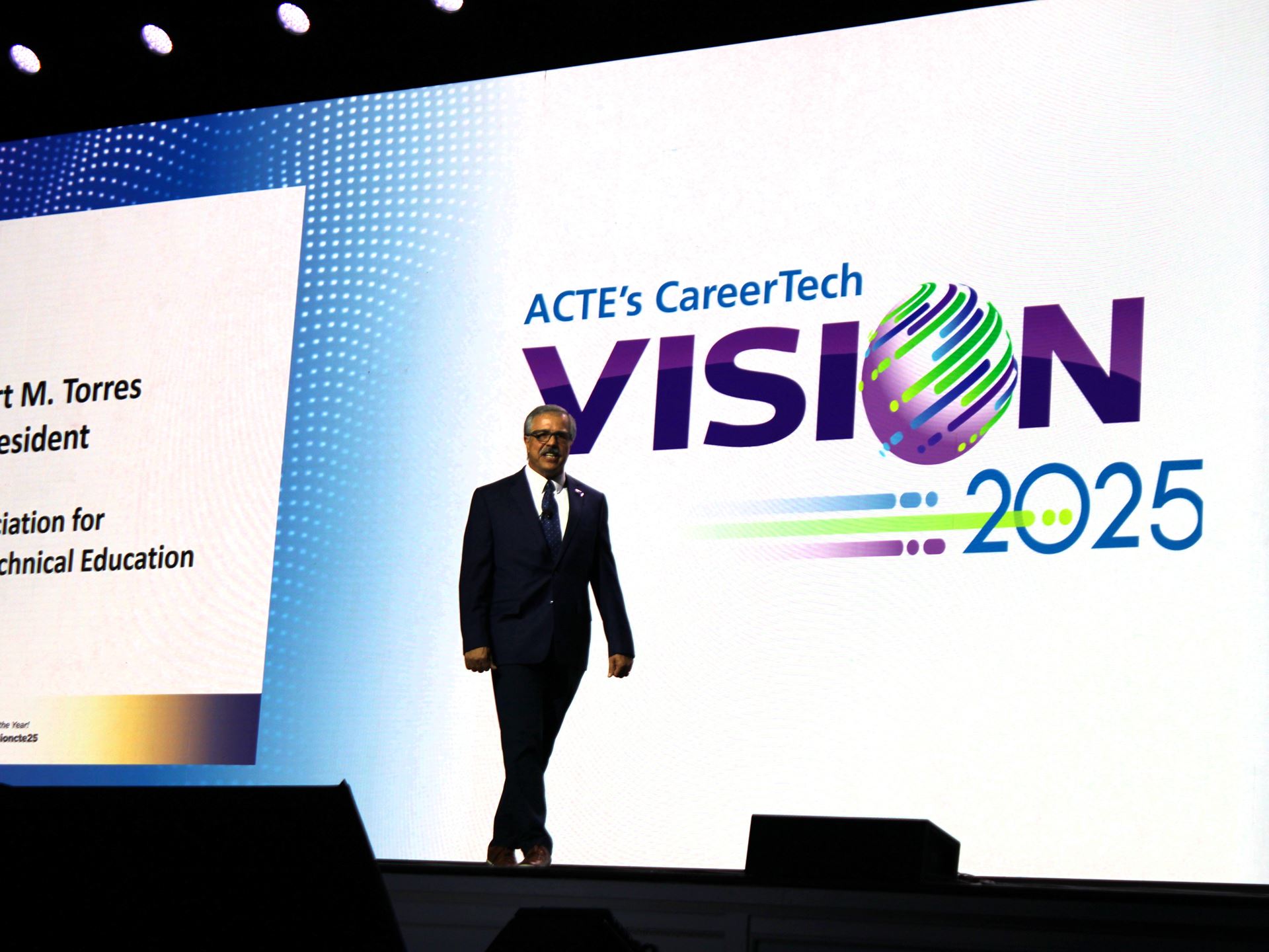 Photo of Robert M Torres now serving as president of the Association for Career and Technical Education