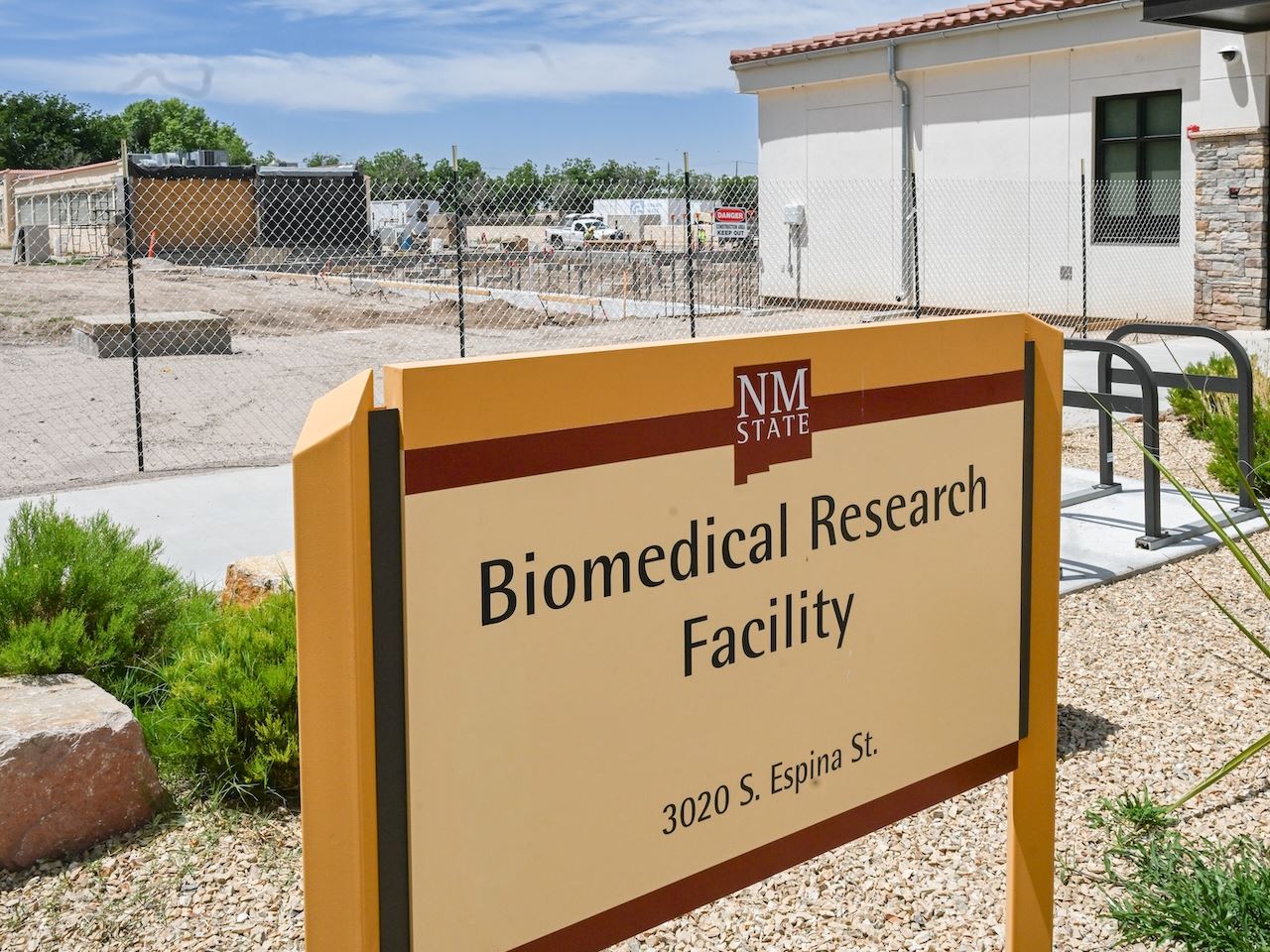 Photo of New Mexico State University s Biomedical Research Building expansion project