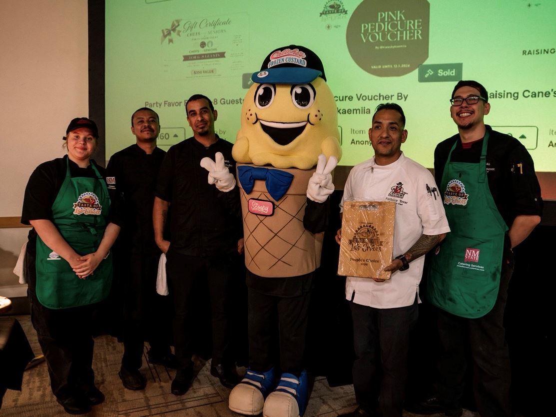 Photo of NMSU Catering earning People s Choice Award at Taste of Las Cruces 2026