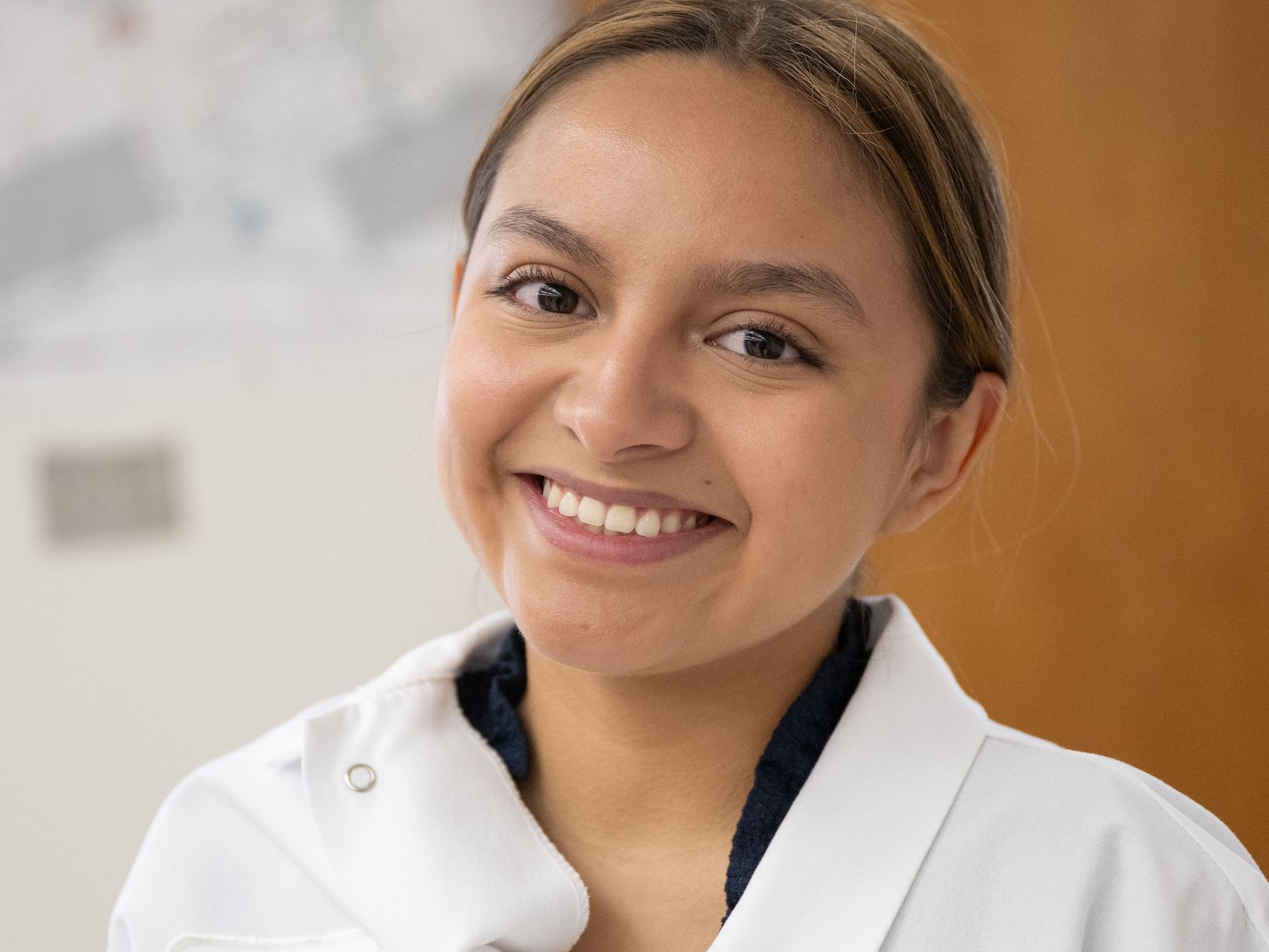 Photo of Denisse Banuelos interning at Olam Food Ingredients