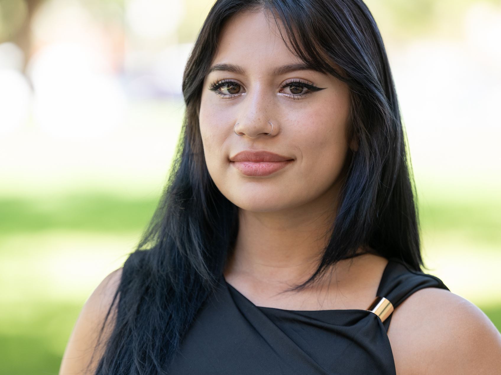 Photo of Alexis Olmos NMSU student pursuing a degree in agricultural biology with a concentration in entomology
