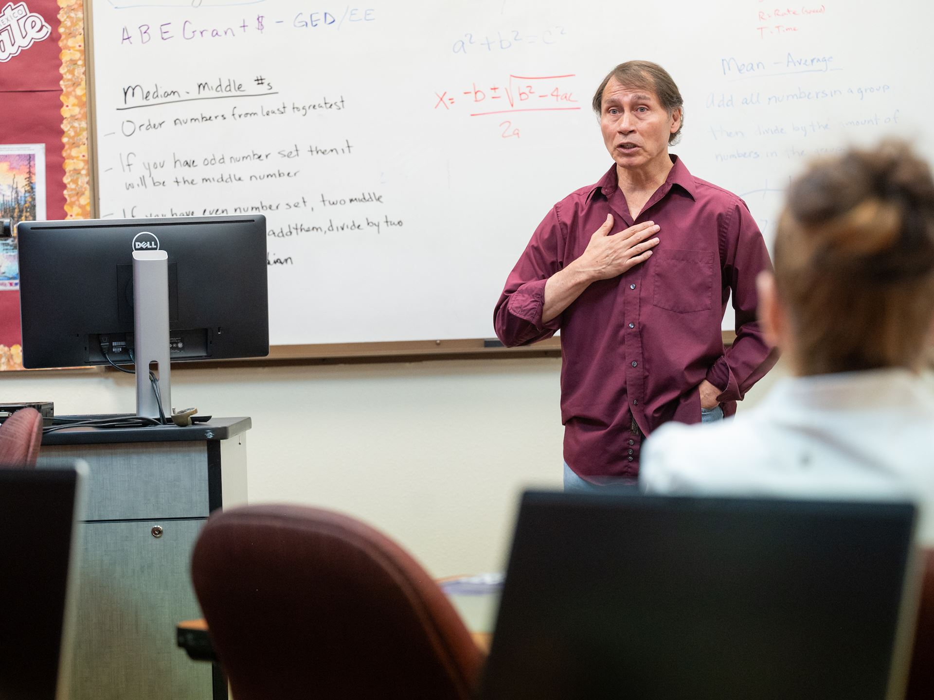 Photo of Ron Morales instructing students