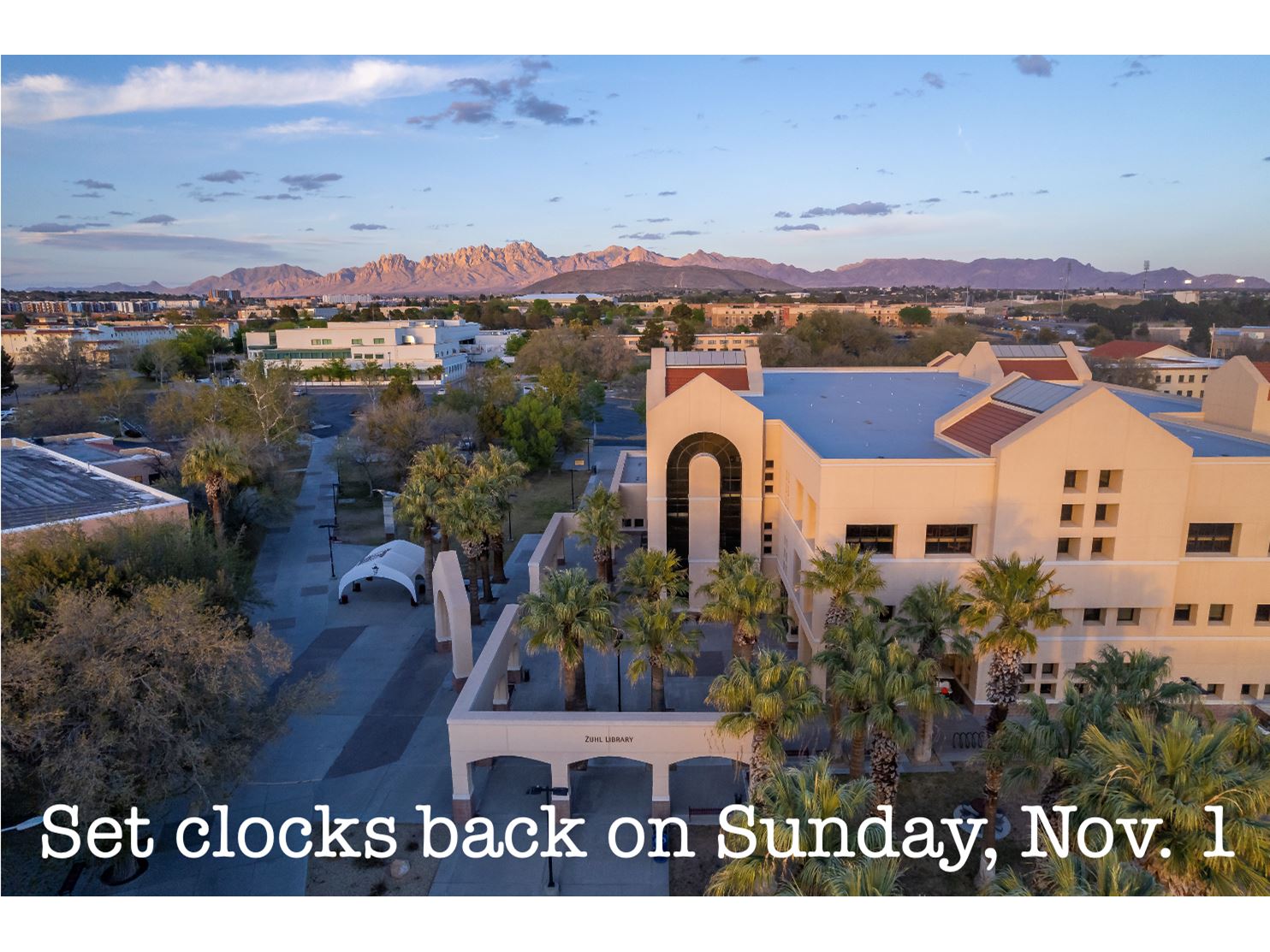 Fall back Change your clocks check your batteries