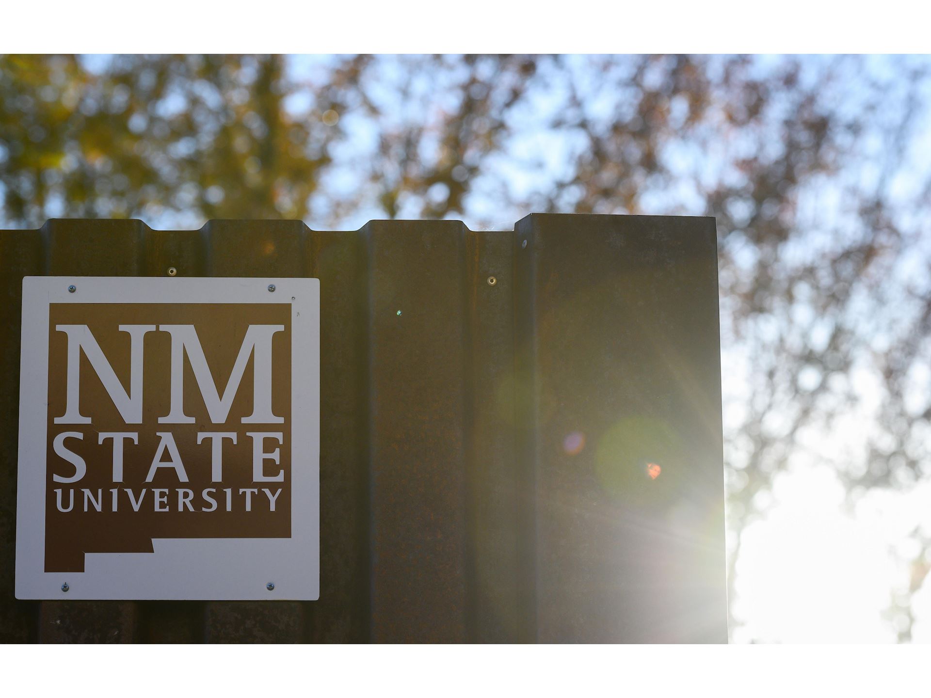 NMSU campus signage