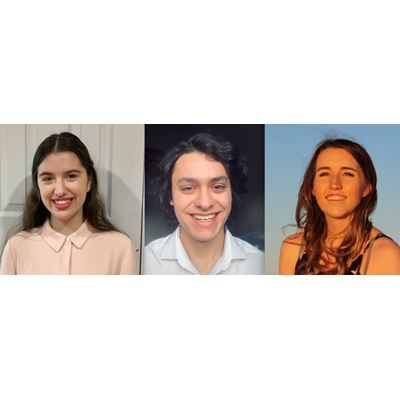 Breanna Widner, Maximino Robles and Avery Lee are among 11 NMSU computer science students selected to participate in the