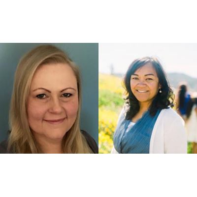Barbara Kessel and Belinda ‘Otukolo Saltiban