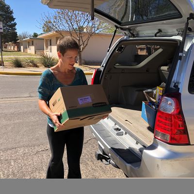 Meg Long, director of Aggie Cupboard at New Mexico State University