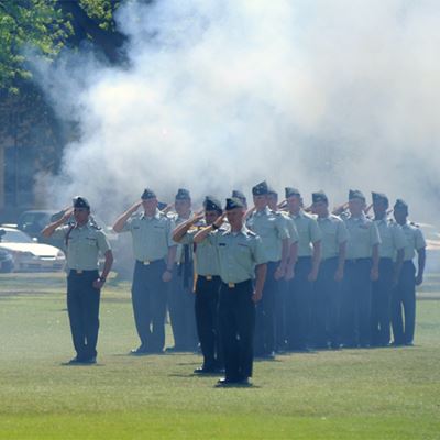 NMSU ROTC 120th Presidential Pass-in-Review annual tradition returns to Pride Field