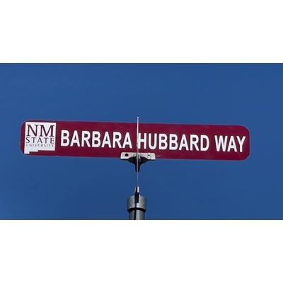 Barbara Hubbard Way street sign