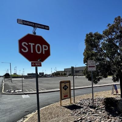 Photo of Barbara Hubbard Way street