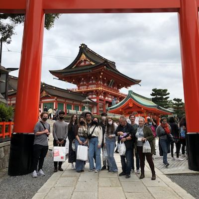 NMSU Model UN group on a cultural tour in Japan Nov. 20-26. The group traveled to Kobe, Japan in November to compete at