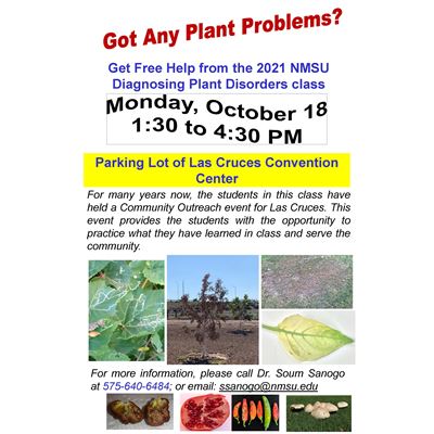 2021 Plant Clinic flyer