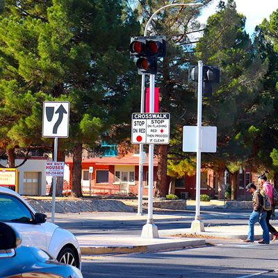 High-intensity activated crosswalks