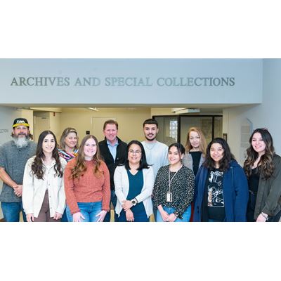 The Staff and students who work in the Rio Grande Archive at Branson Library