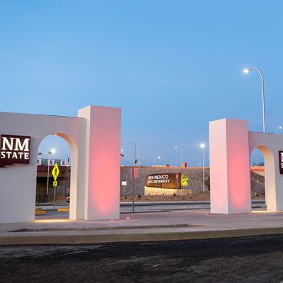 NMSU Aggie Gates Roundabout